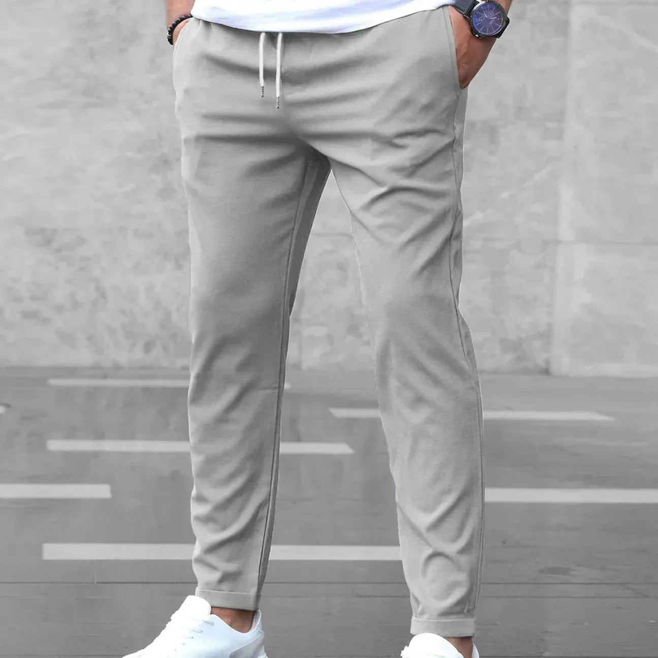 Gino™ - Pantalon extensible de luxe de qualité supérieure
