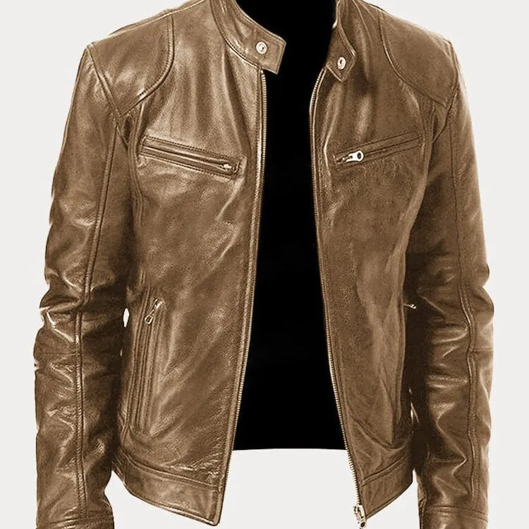 Laurent | Veste en cuir décontractée