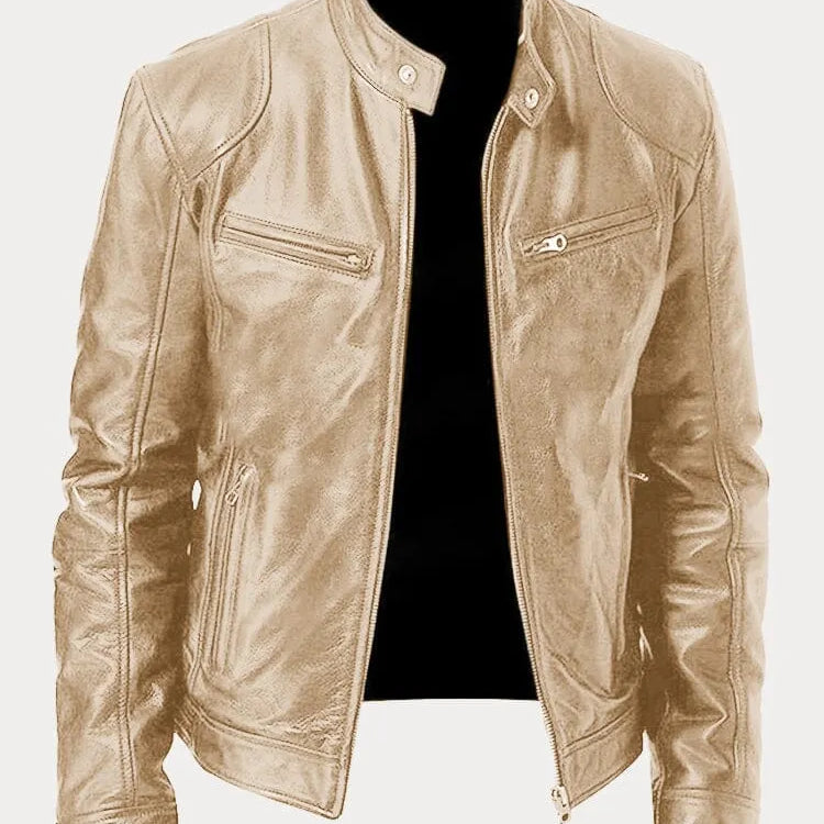 Laurent | Veste en cuir décontractée