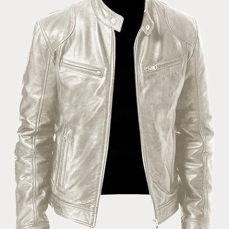 Laurent | Veste en cuir décontractée