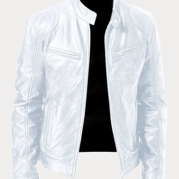 Laurent | Veste en cuir décontractée