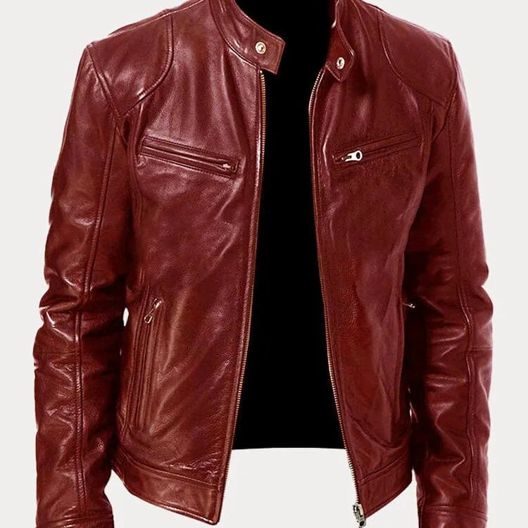 Laurent | Veste en cuir décontractée