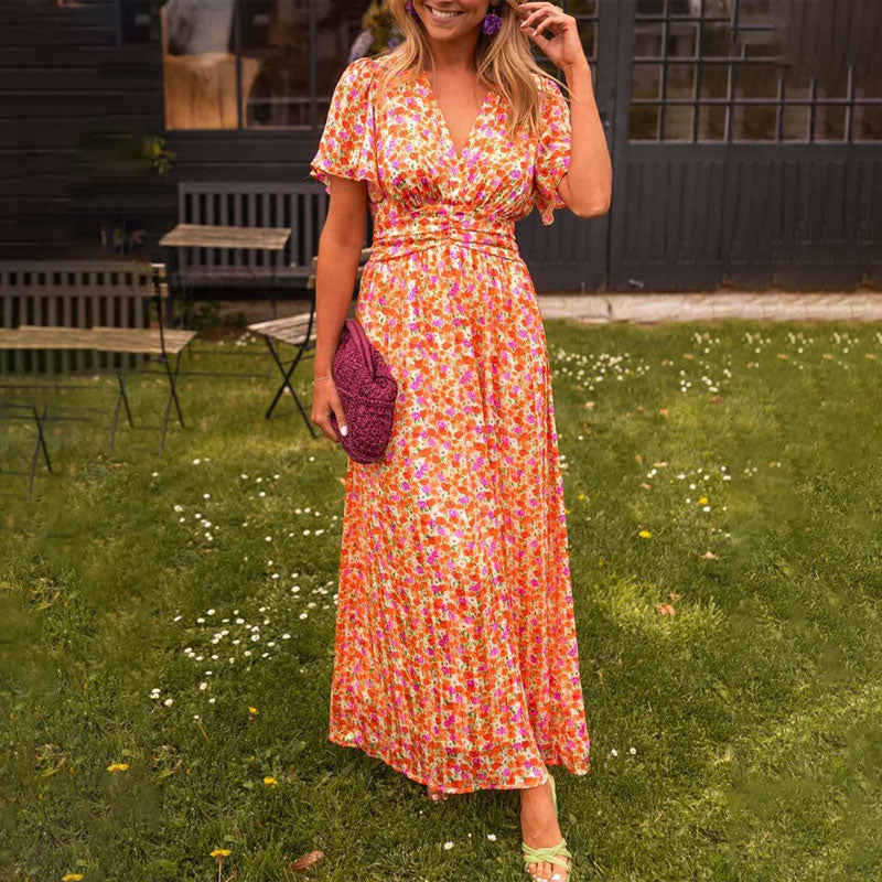 Sandra | Robe femme à col en V