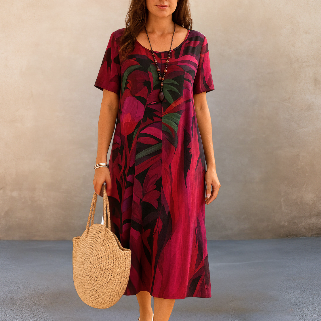 Annelies™ | Robe fleurie confortable