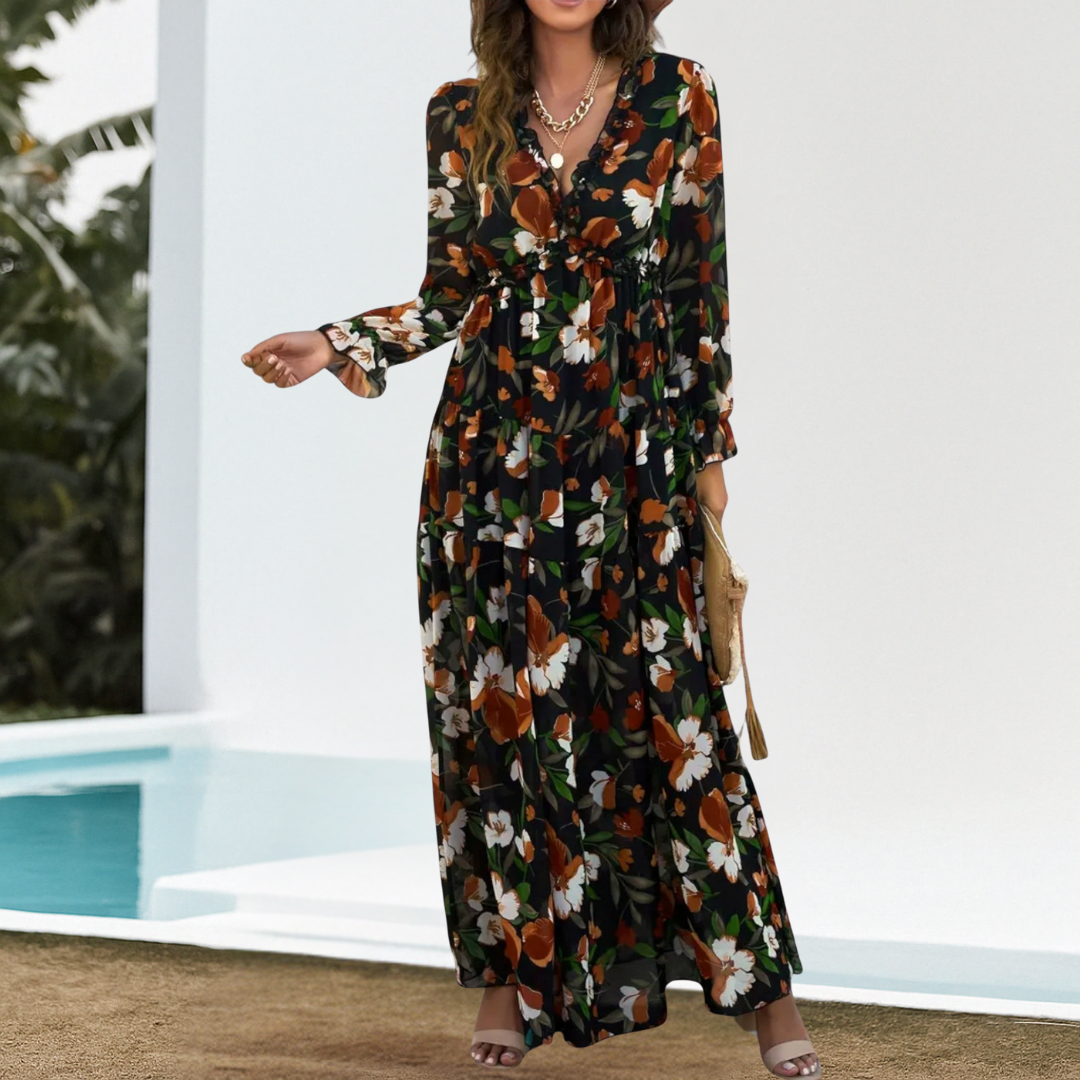 Helga™ | Robe fleurie élégante