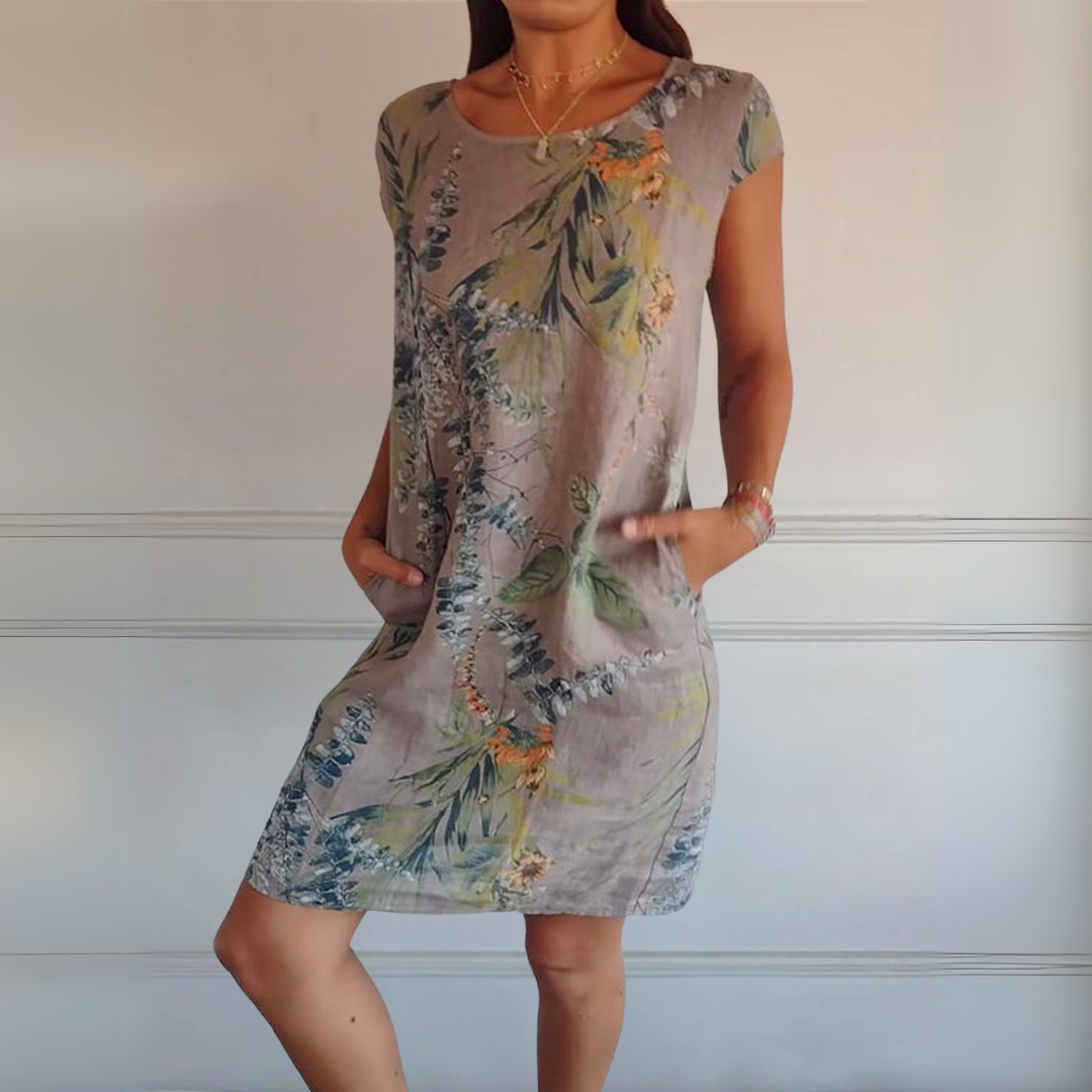 Annelin™ | Comfortabele Jurk met ronde hals