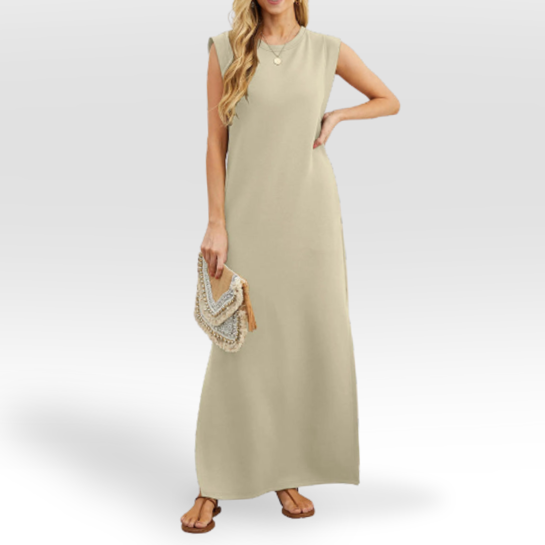 Ineke™ | Robe élégante à col rond