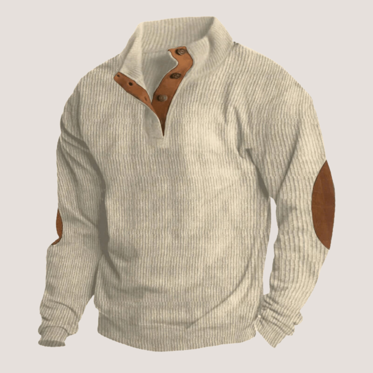 FREDRIK - Pull boutonné élégant