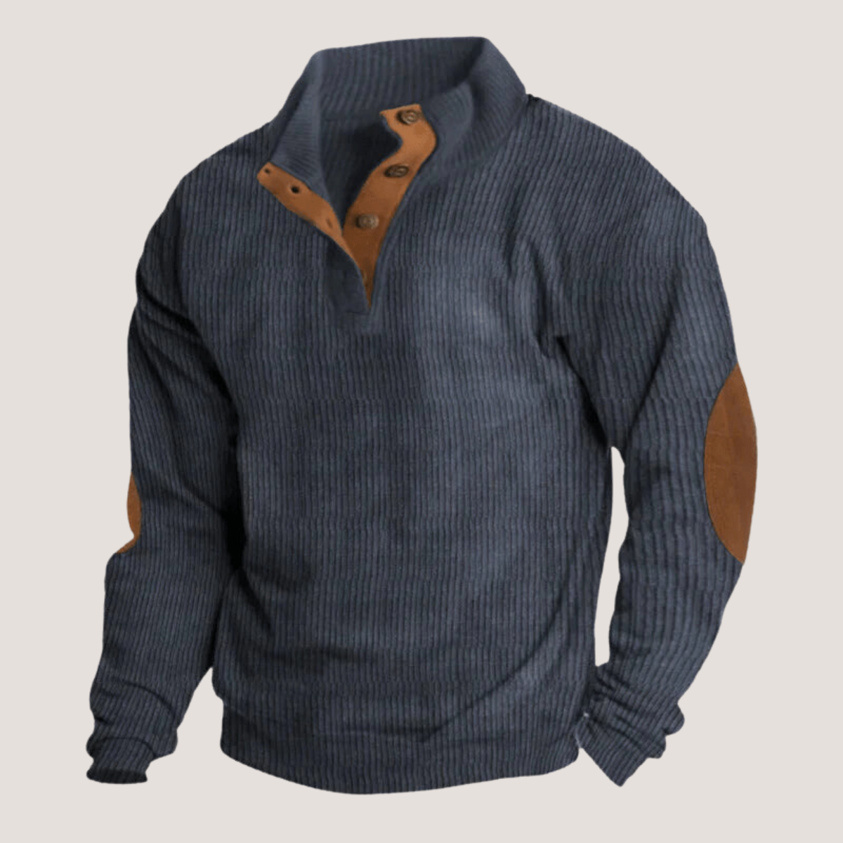 FREDRIK - Pull boutonné élégant