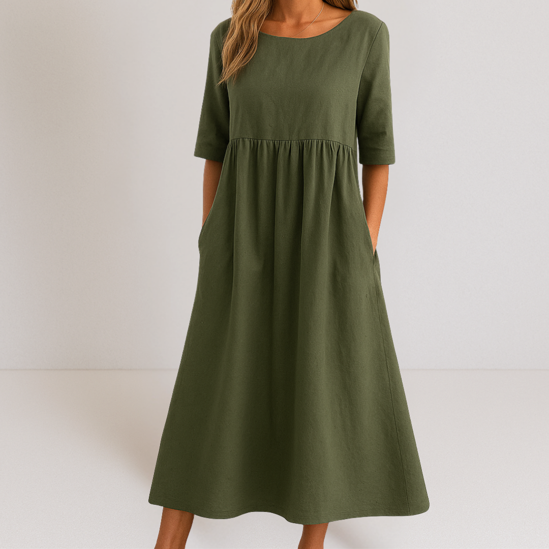 Théa™ | Robe élégante avec couverture sur le ventre