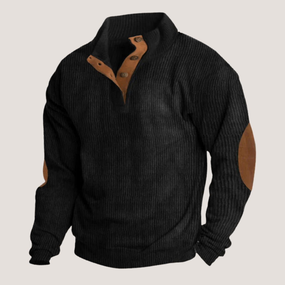 FREDRIK - Pull boutonné élégant