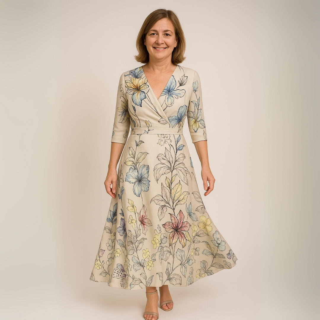 Emily - Robe fleurie de luxe