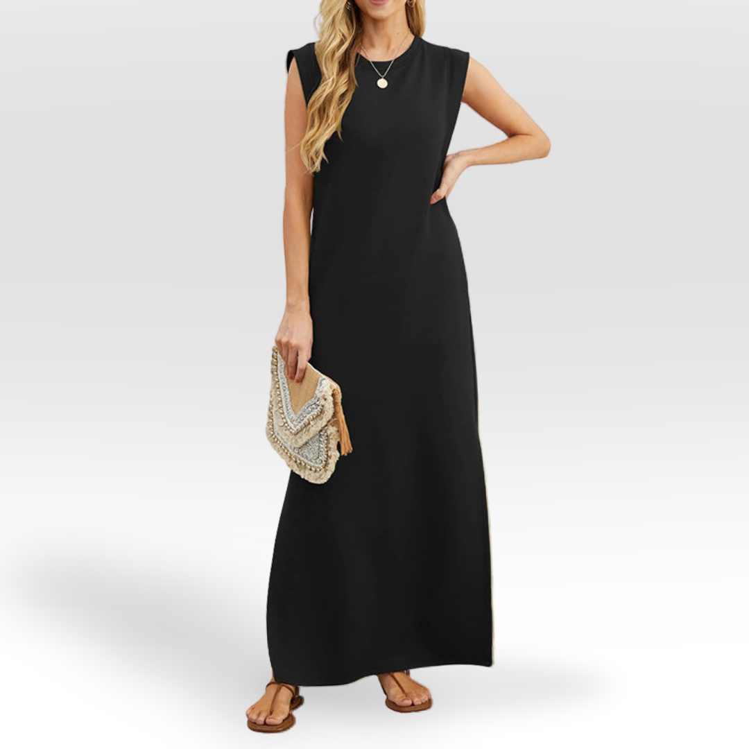 Ineke™ | Robe élégante à col rond