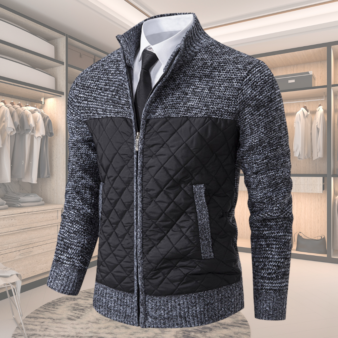 André - Veste col montant