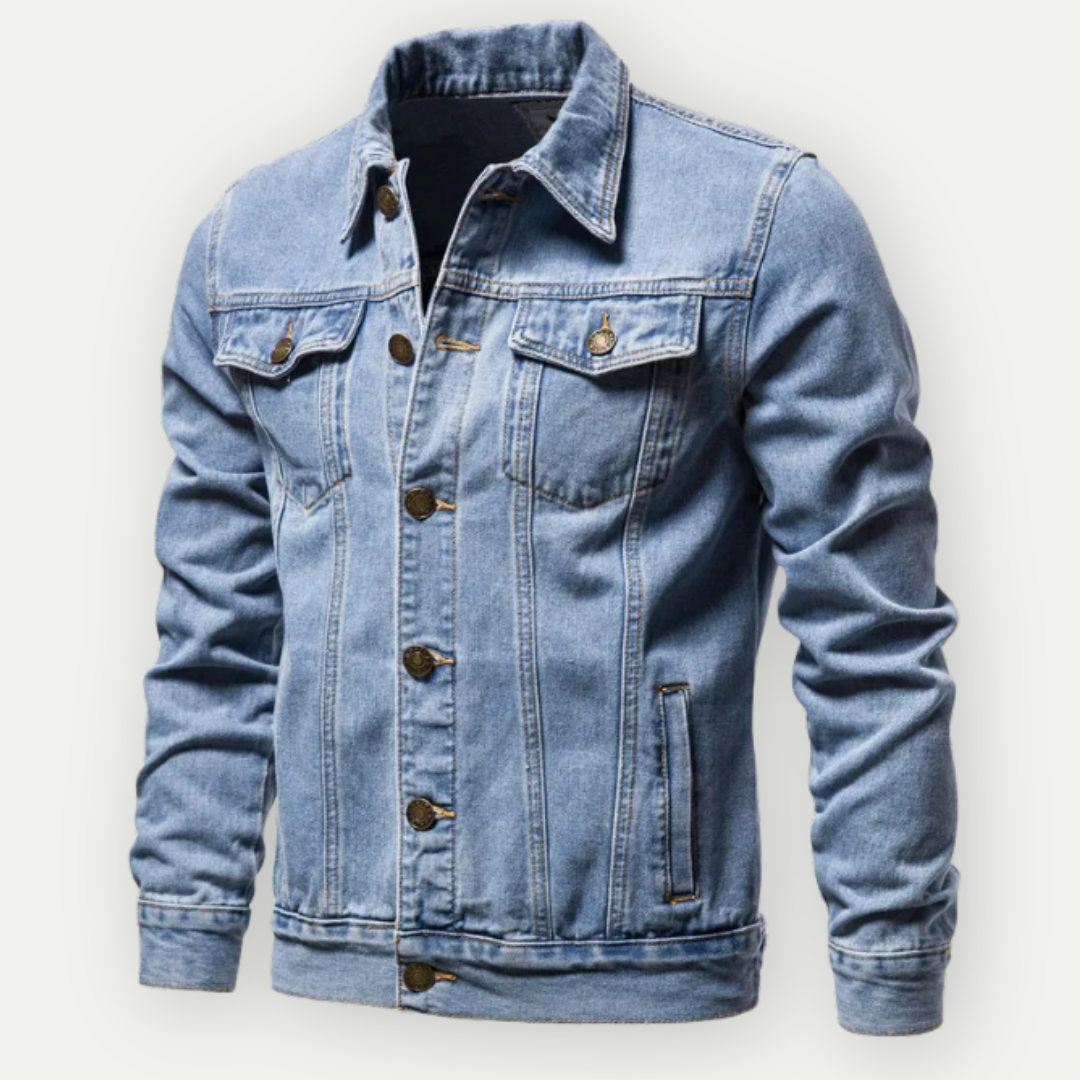 Antonio™ - Veste camionneur classique en denim pour homme