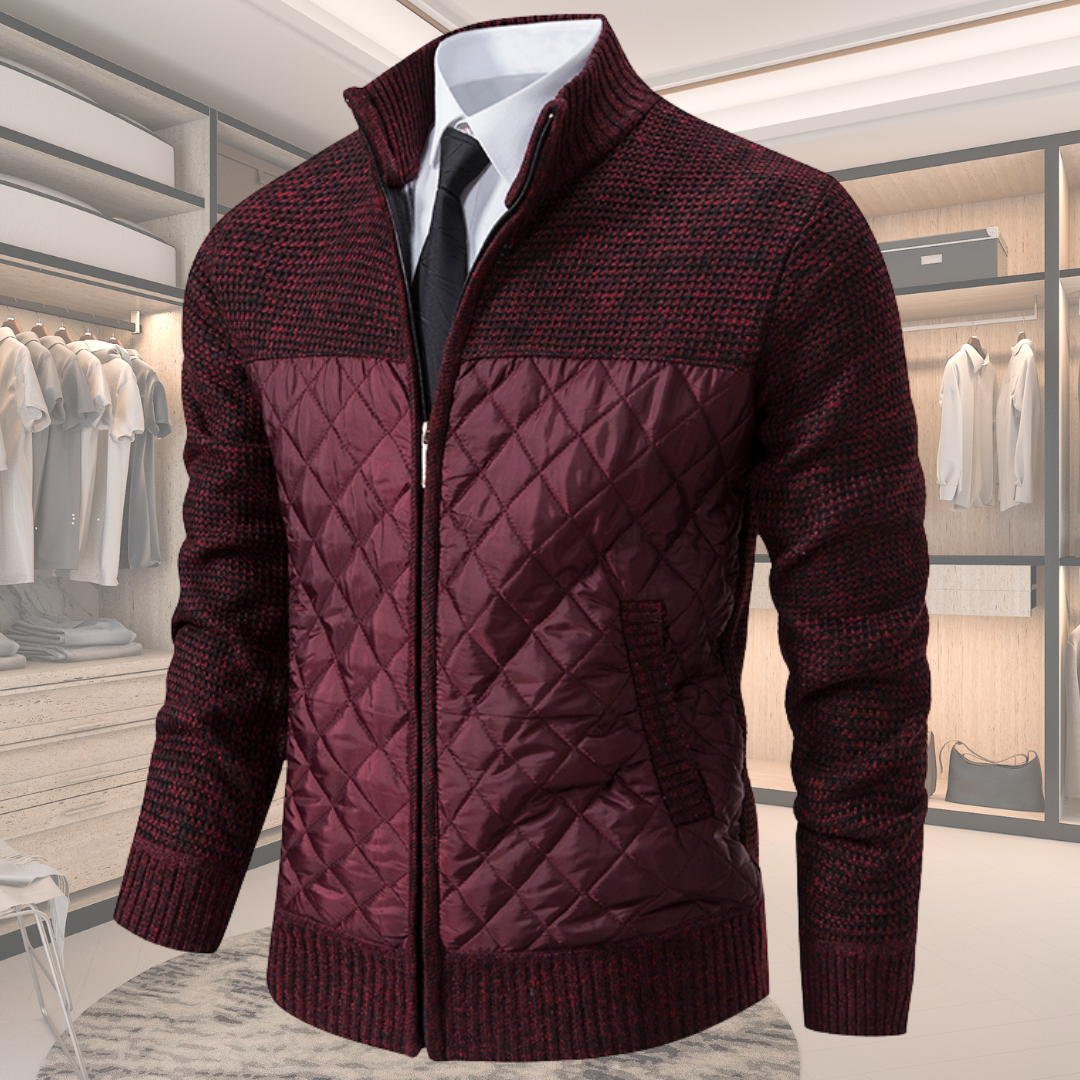 André - Veste col montant