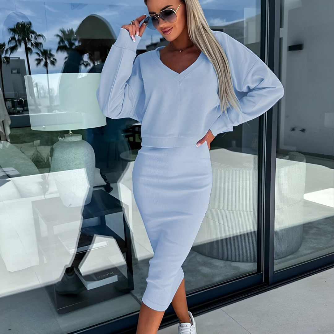 Edith™ | Tweedelige jurk set