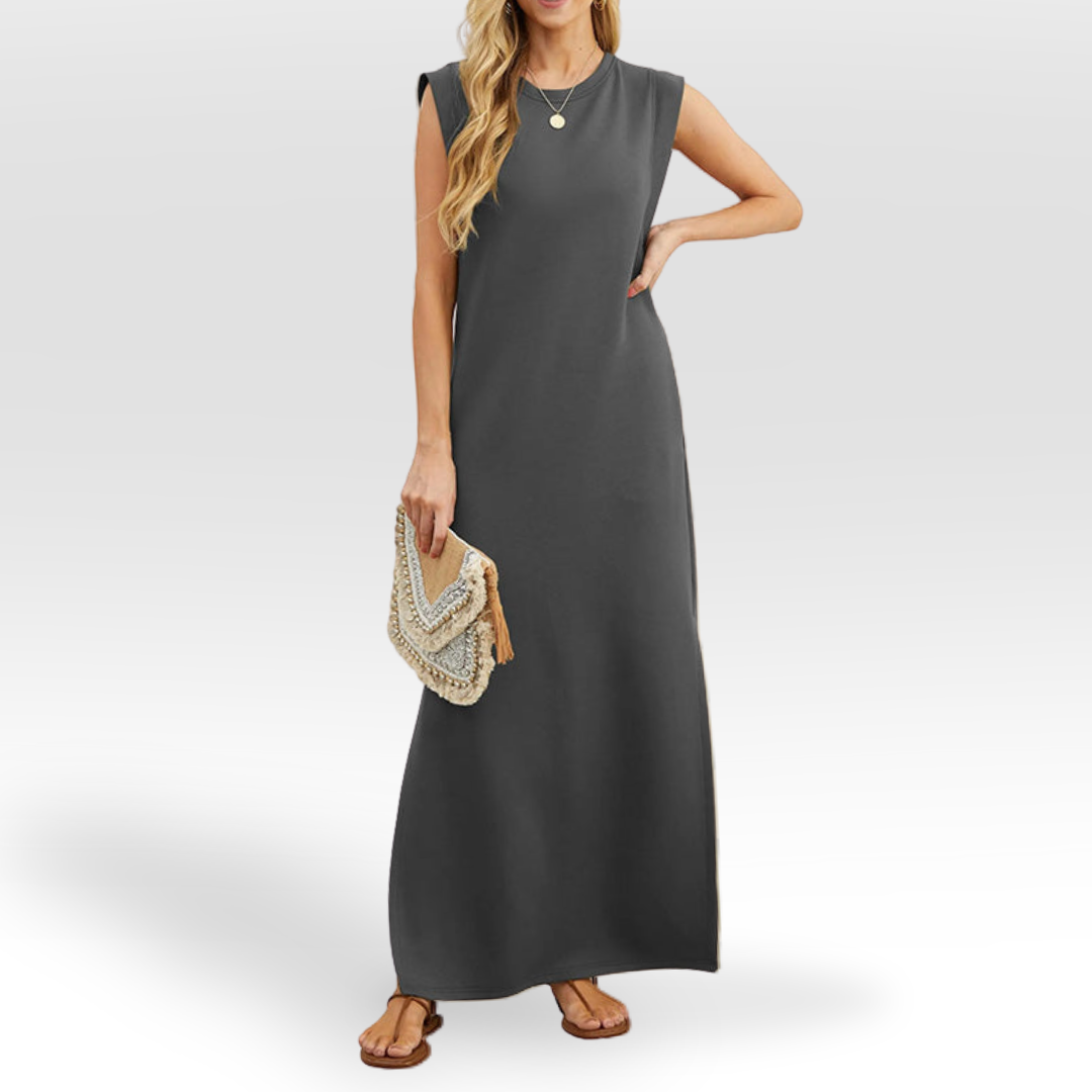 Ineke™ | Robe élégante à col rond