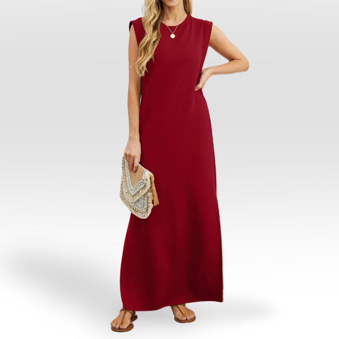 Ineke™ | Robe élégante à col rond