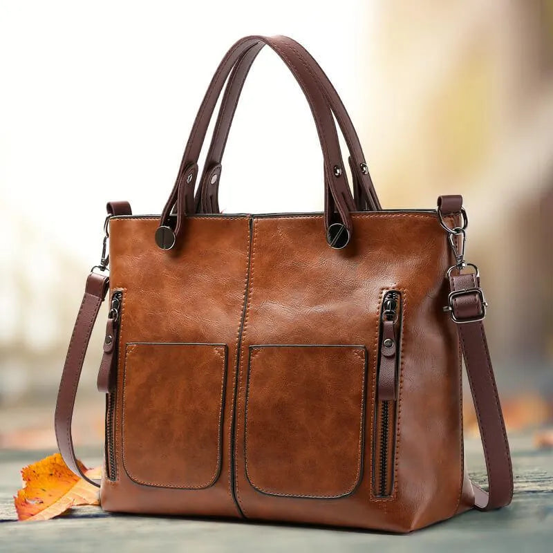 Sac à bandoulière en cuir Ilse™