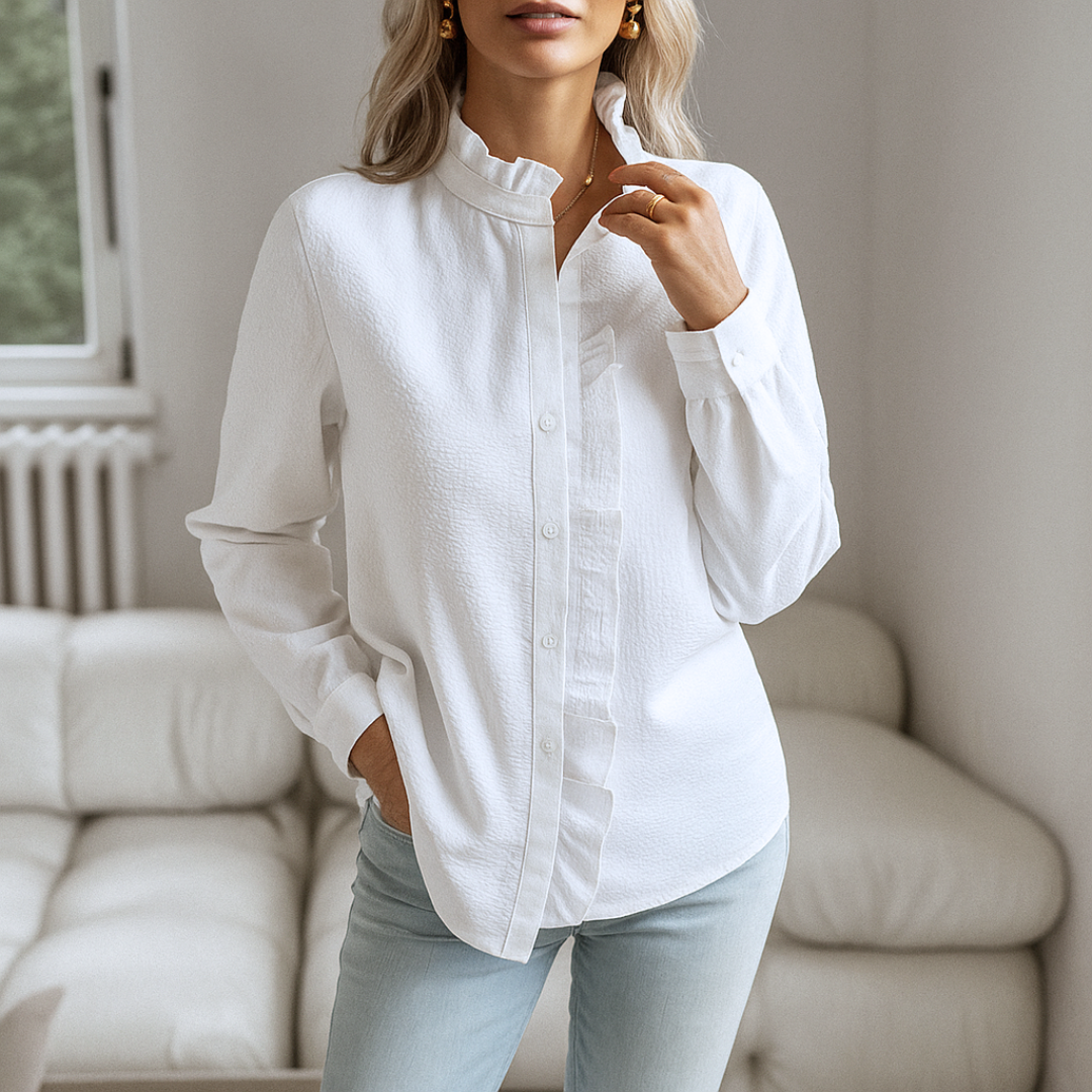 Laura™ | Chemisier rayé luxueux