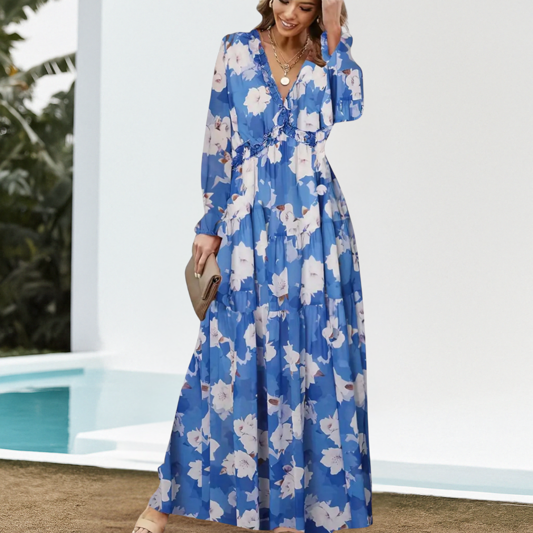 Helga™ | Robe fleurie élégante