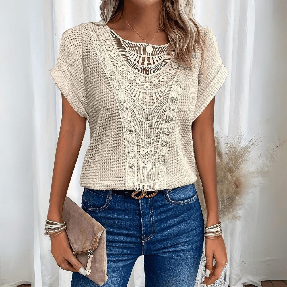 Karin™ | Elegante Ibiza-style blouse