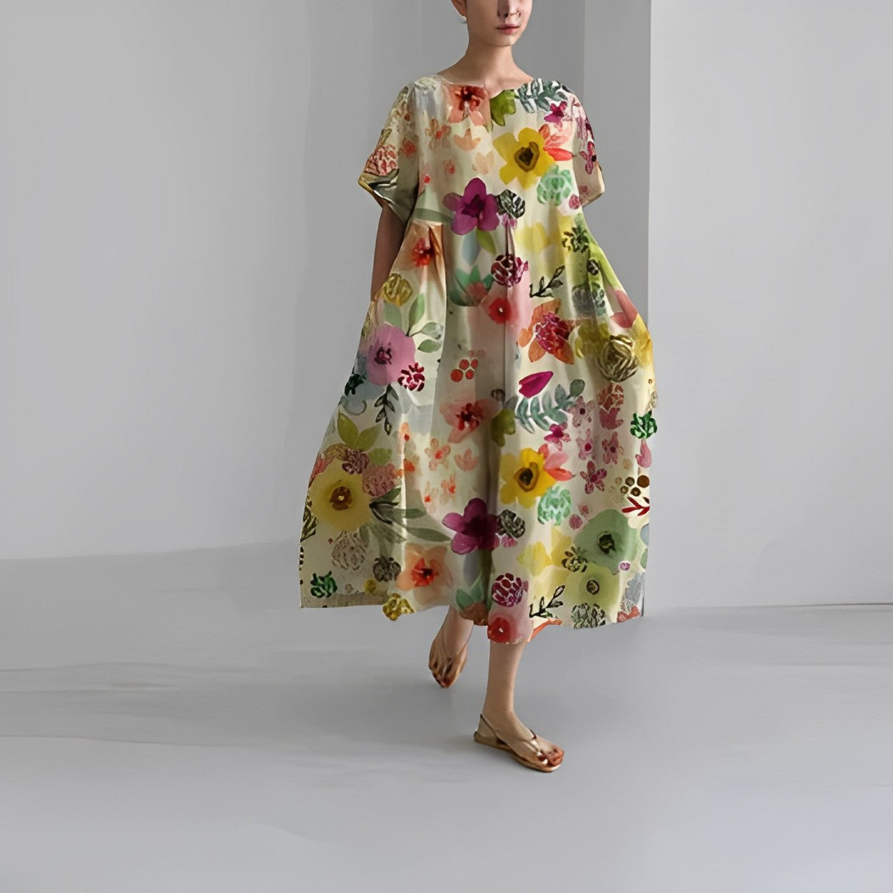 Amélie | Robe fleurie bohème