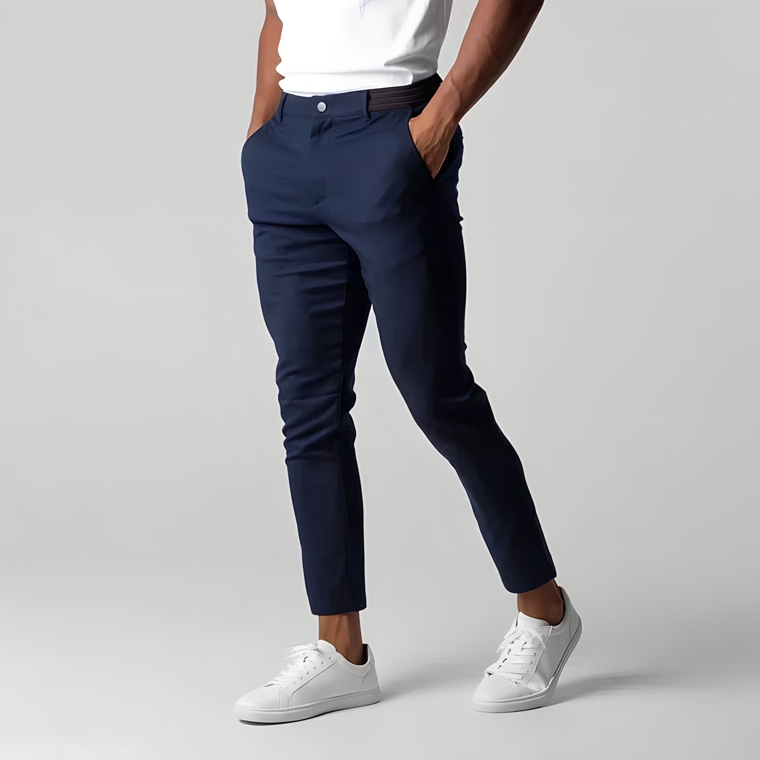Dostal - Chino stretch infroissable 