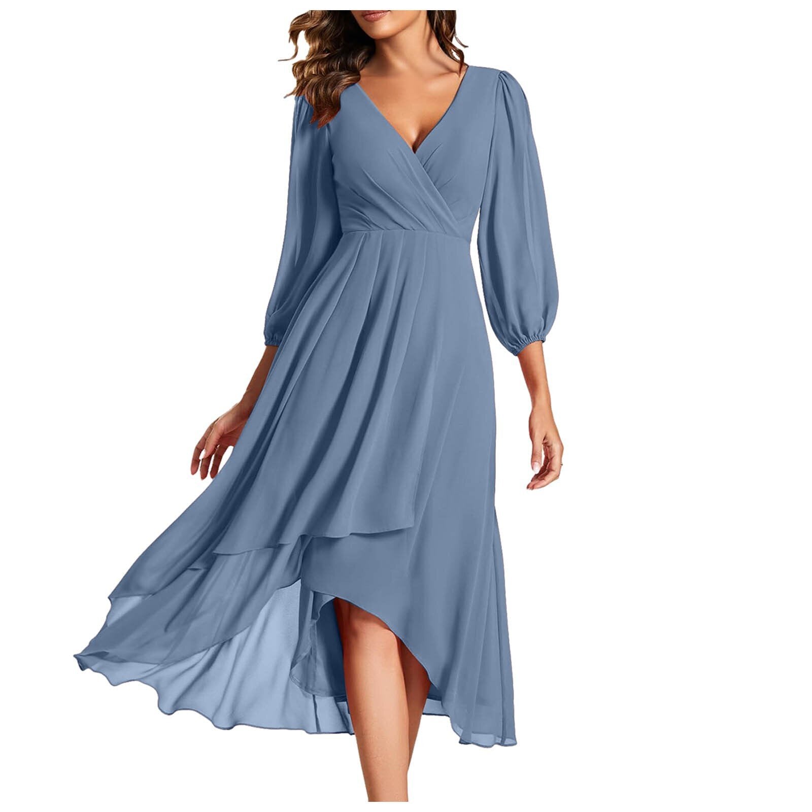 Karin™ | Robe élégante à col en V