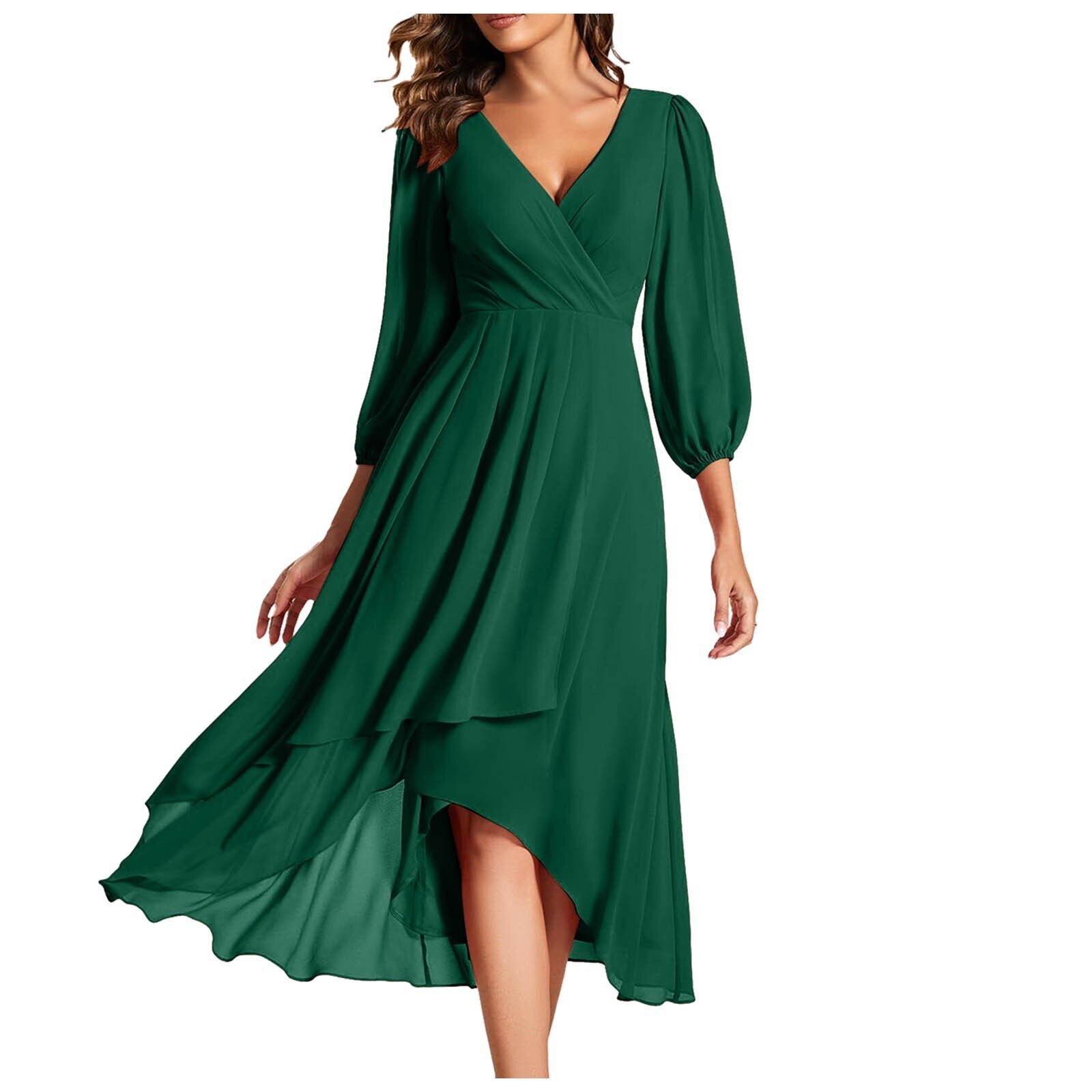 Karin™ | Robe élégante à col en V