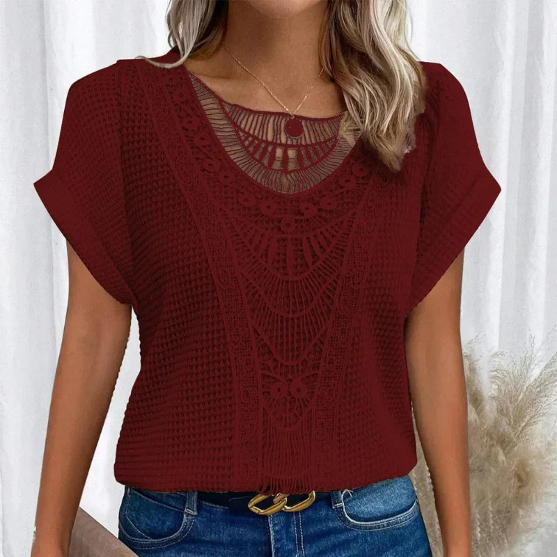 Karin™ | Elegante Ibiza-style blouse