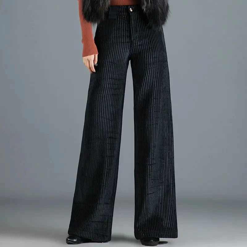 Teodora - Pantalon en velours côtelé pour femme