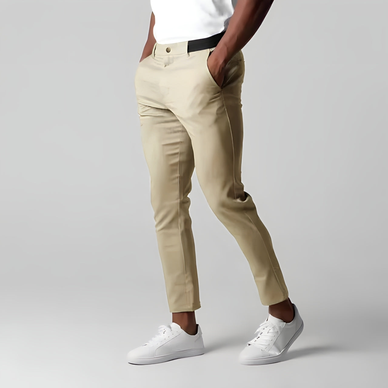 Dostal - Chino stretch infroissable 