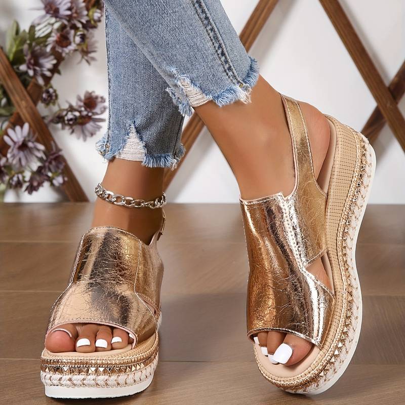Marijke™ | Chique orthopedische leren sandalen van hoogwaardig materiaal